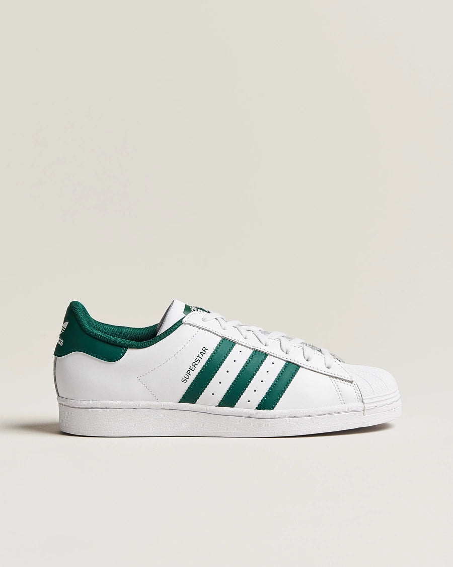 Adidas Super Star White Green