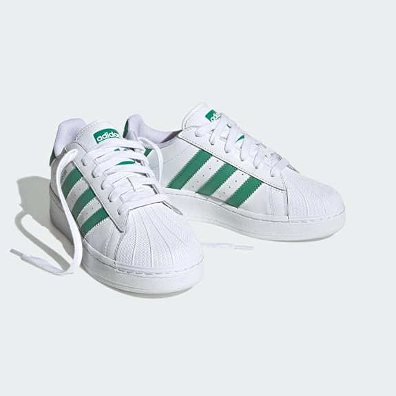 Adidas Super Star White Green