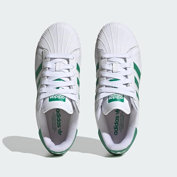 Adidas Super Star White Green