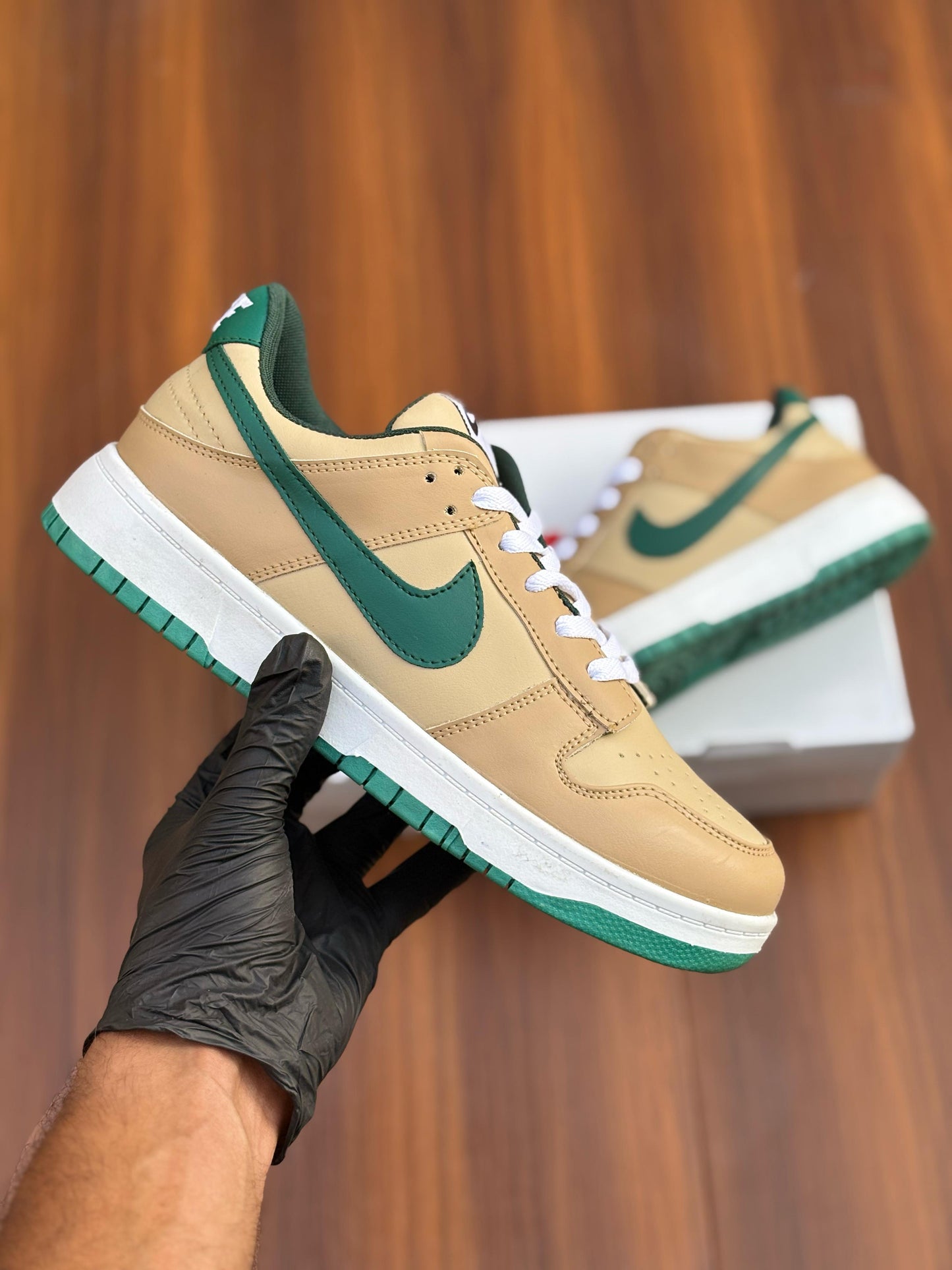 Nike Dunk Low Retro "Rattan/Gorge Green"