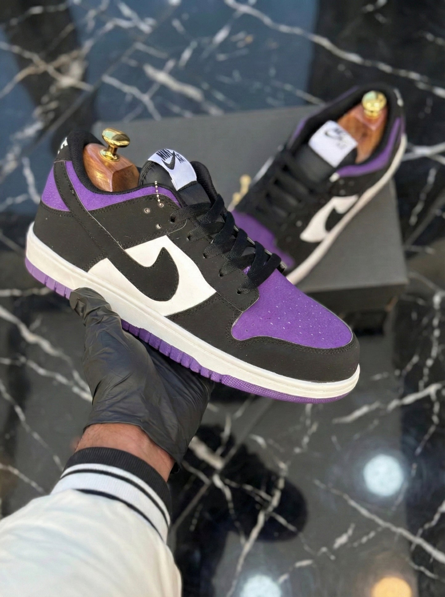 Nike Dunks low "Purple Toe"
