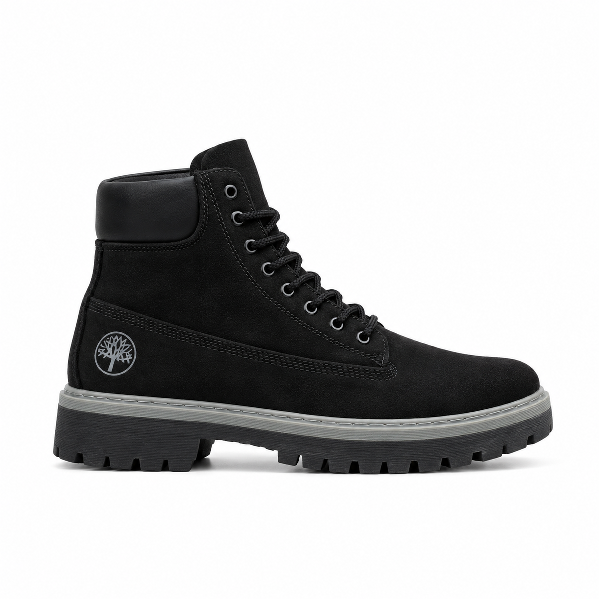 Timberland Nubuck Lug Boots - Black