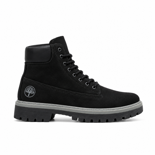 Timberland Nubuck Lug Boots - Black