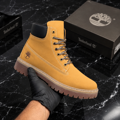 Timberland Nubuck Lug Boots - Tan