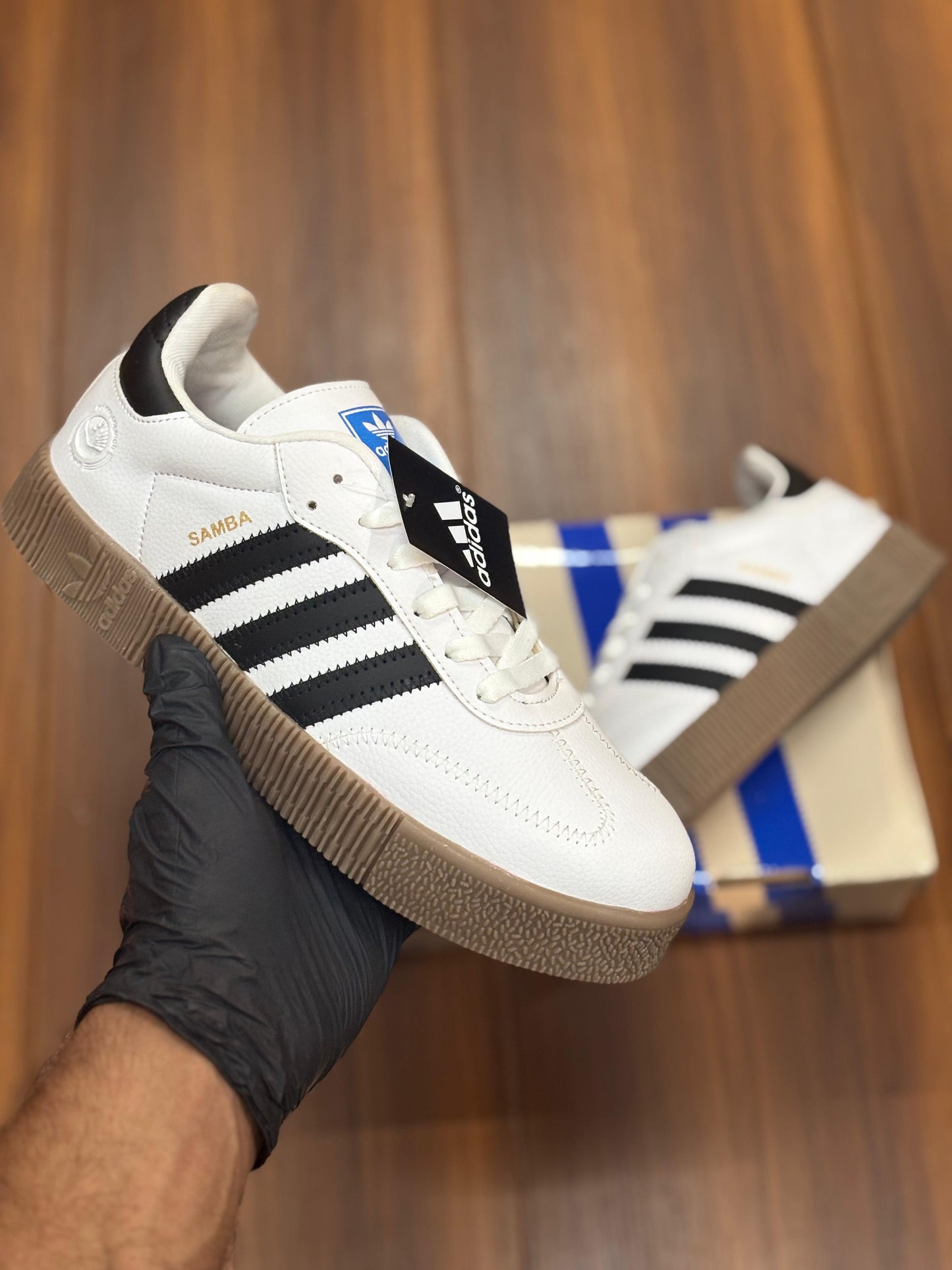 Adidas Samba XLG White Black