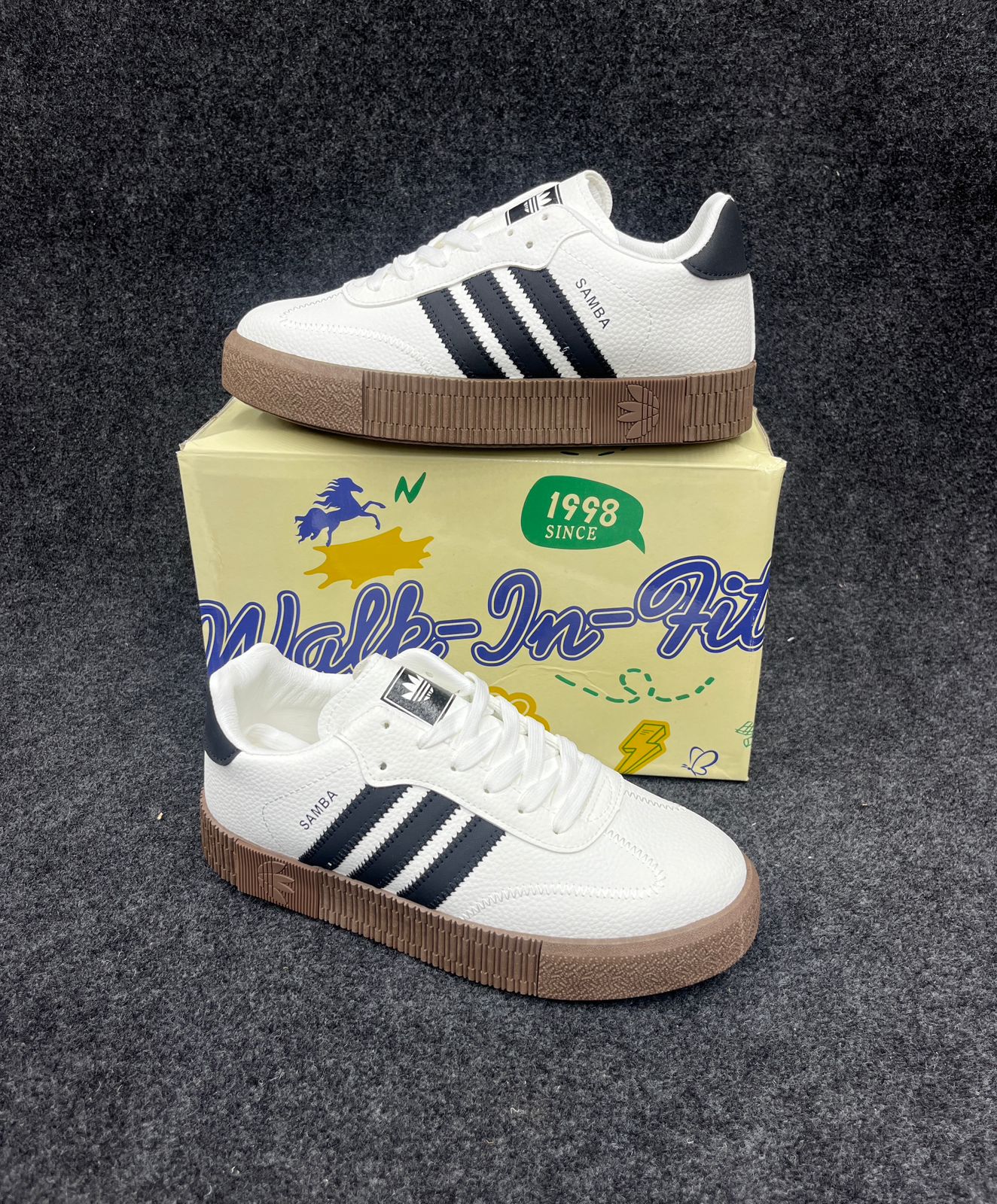 Adidas Samba XLG White Black