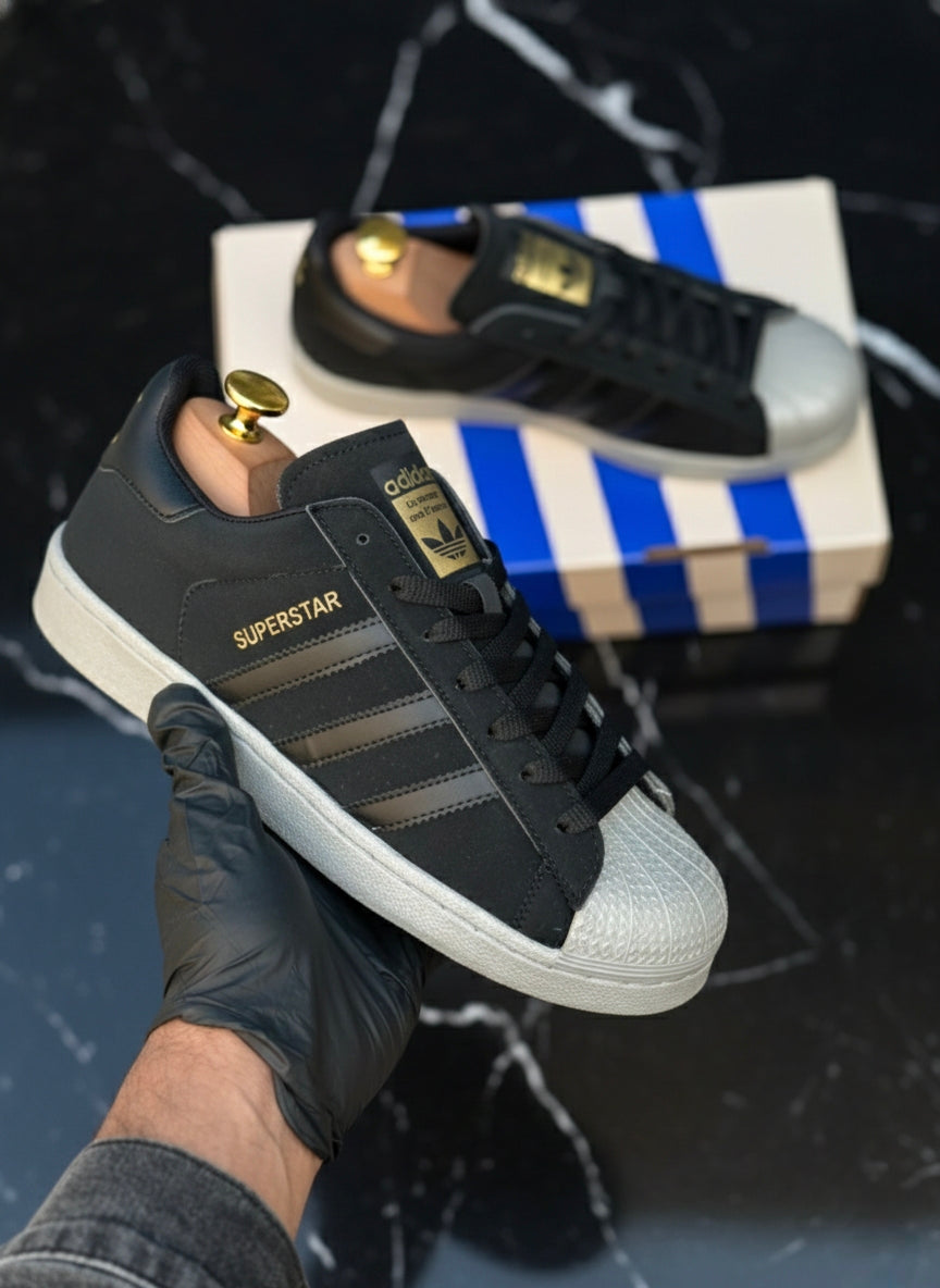Adidas Superstar Black Grey