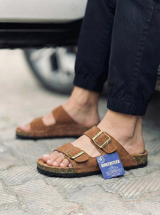 Birkenstock Suede Tan