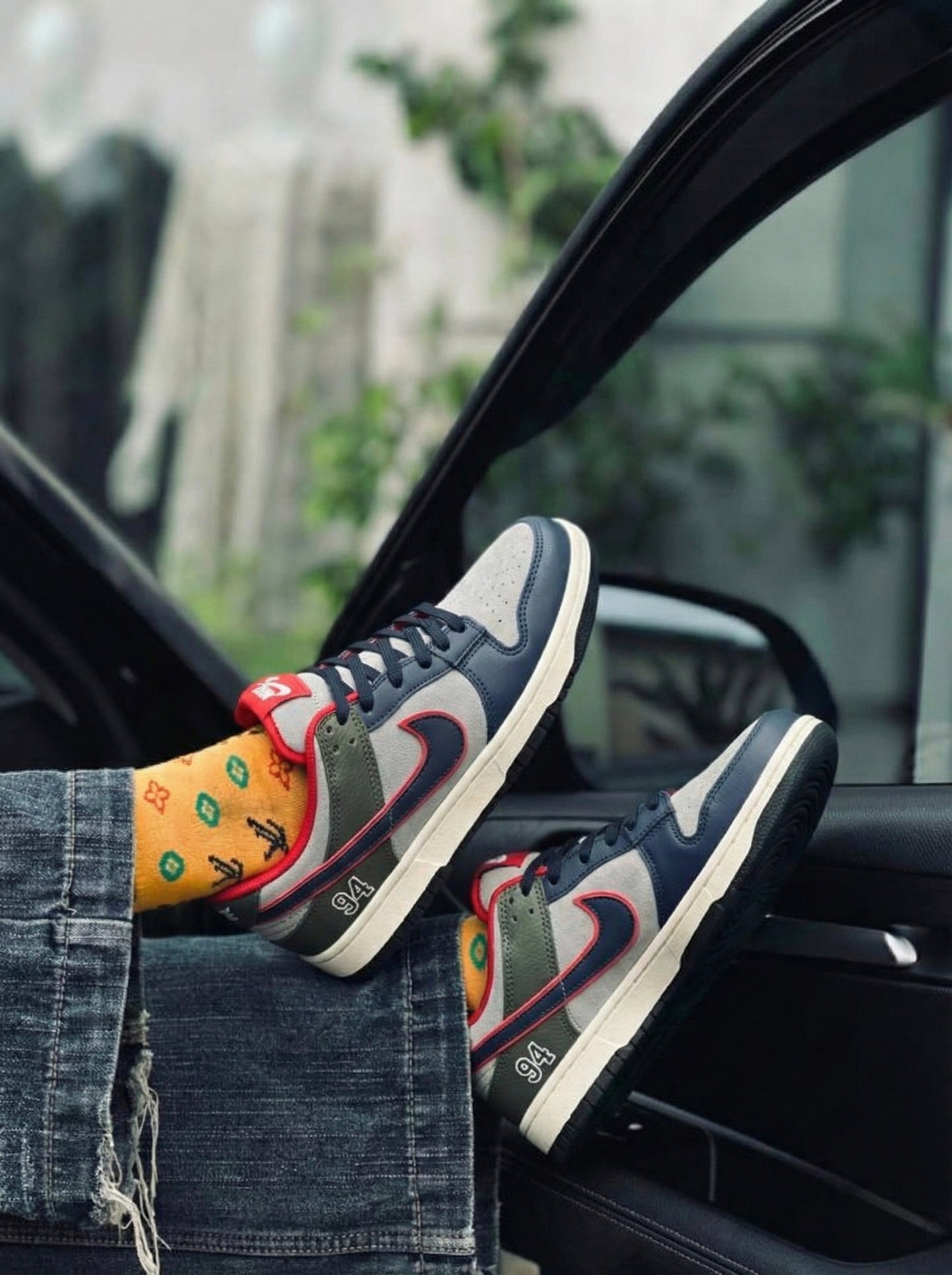 Nike Dunk Low Supreme 94  “Navy Olive”