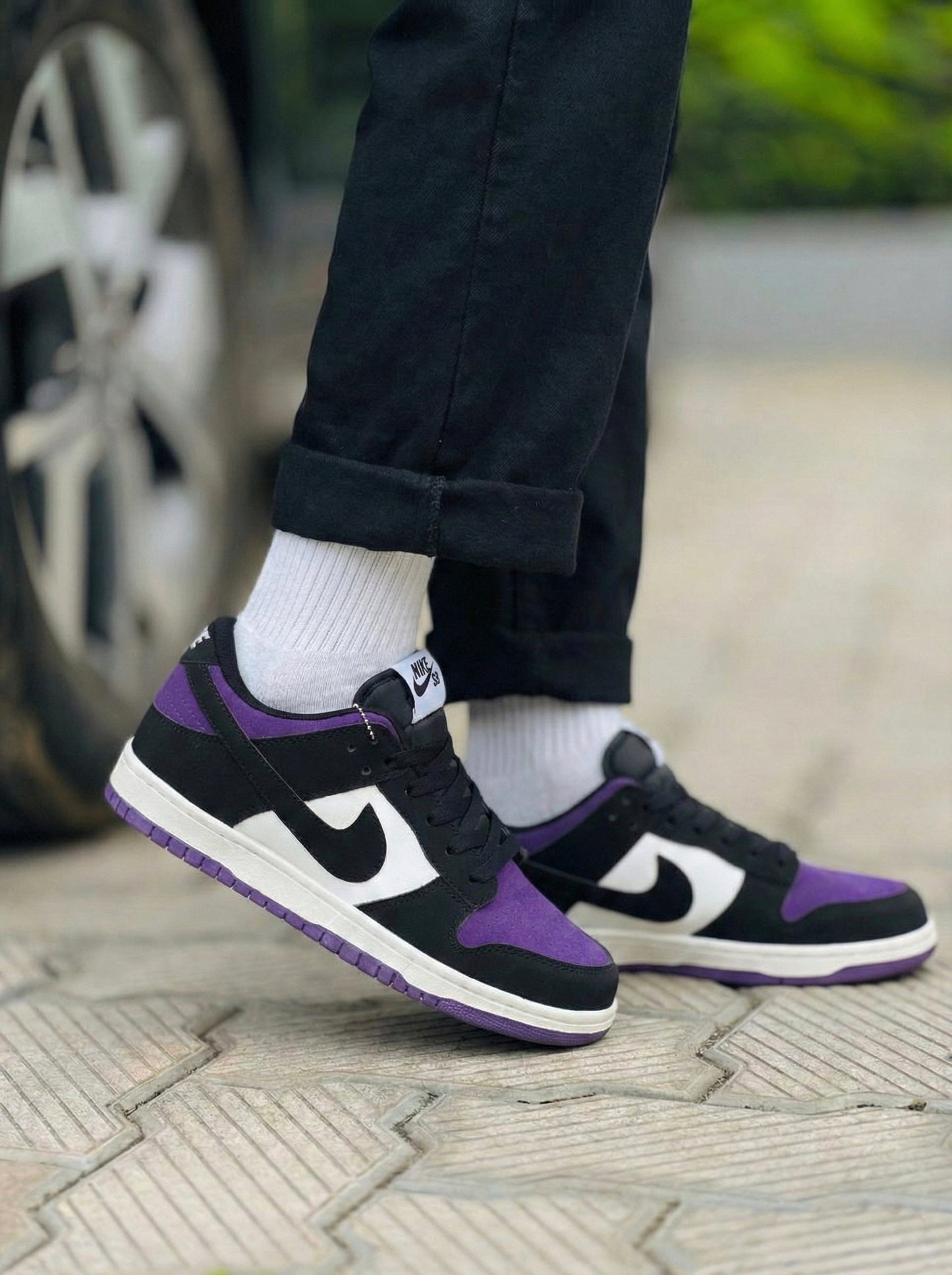Nike Dunks low "Purple Toe"