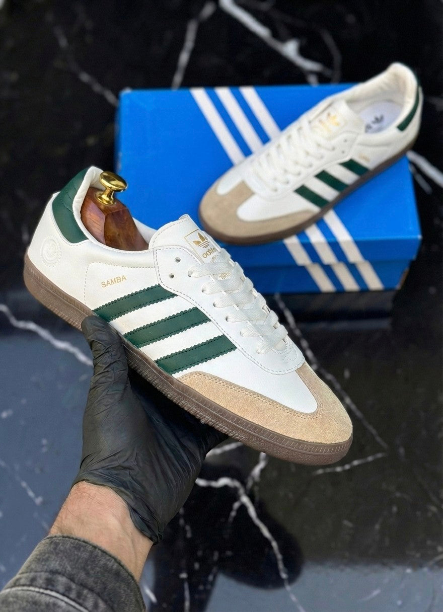 Adidas Samba - White Green