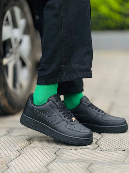Nike Airforce 1 Stitched Sole - Full Black