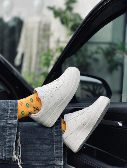 Nike Airforce 1 Stitched Sole - Full White
