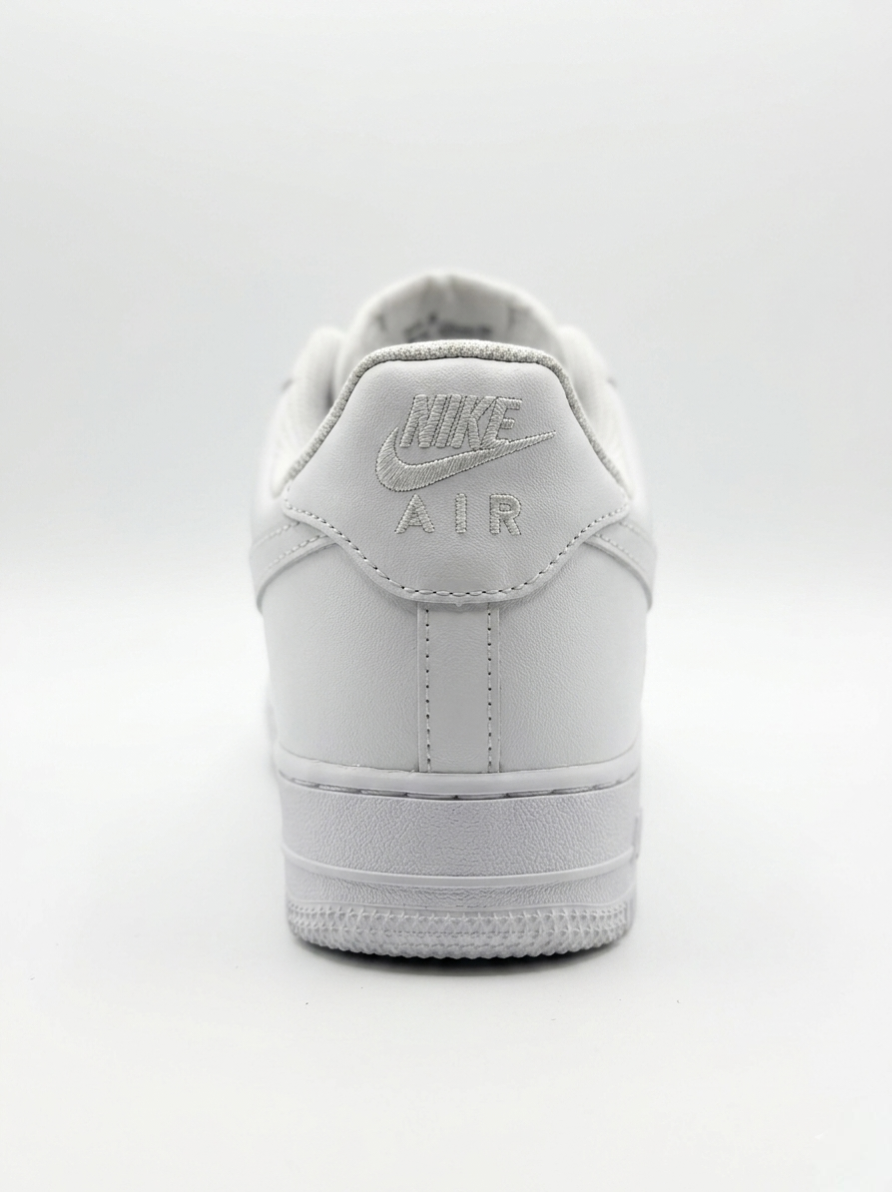 Nike Airforce 1 Supreme Stitched Sole - White Black