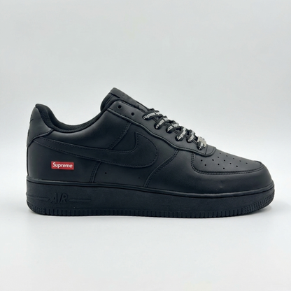 Nike Airforce 1 Supreme Stitched Sole - Black