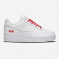 Nike Airforce 1 Supreme Stitched Sole - White