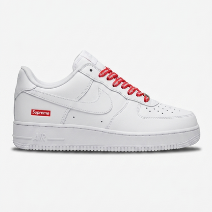 Nike Airforce 1 Supreme Stitched Sole - White