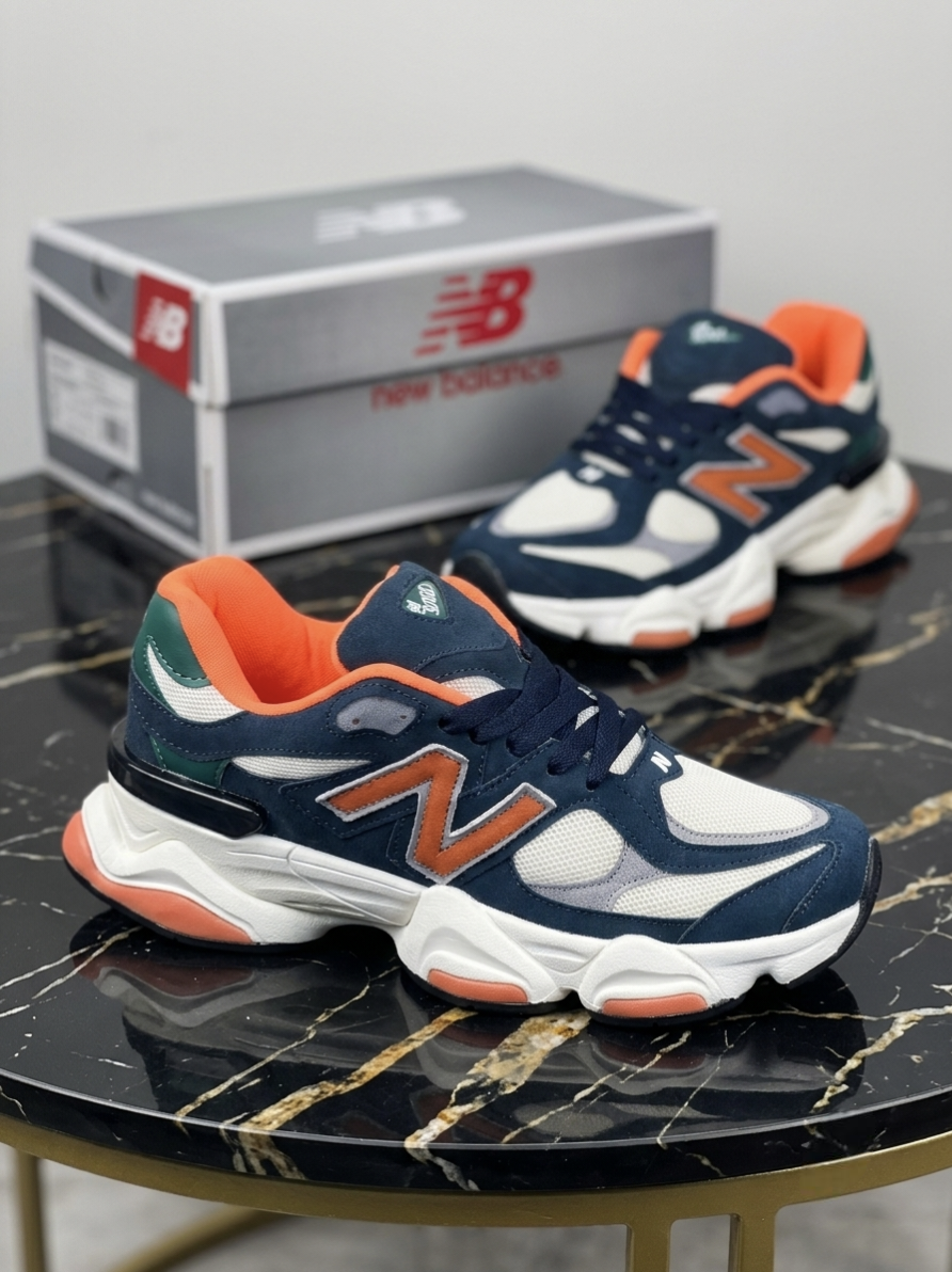 New Balance 9060 Navy Orange