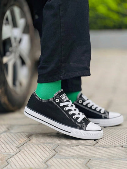 Conversee Low Black White