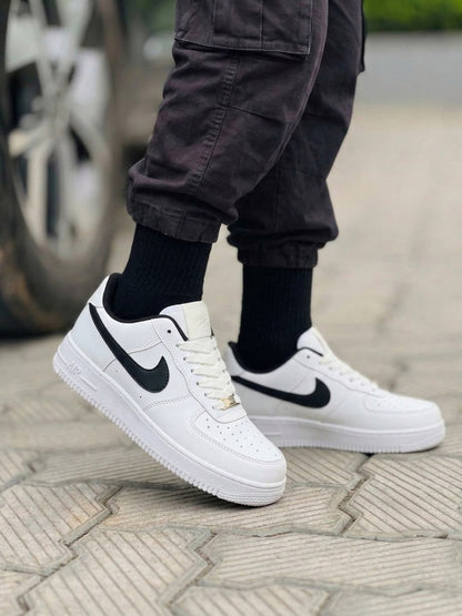 AF1 - Stitched Sole - White & Black
