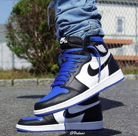 Air Jordan Retro 1 - Sidhu Moosweala ( Royal Toe )