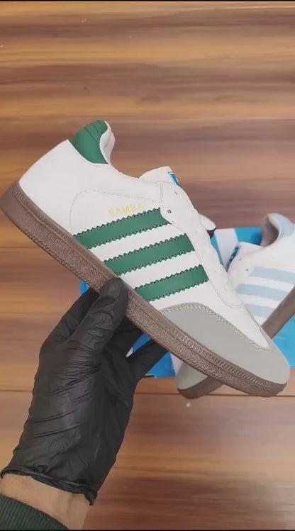 Adidas Samba - White Green