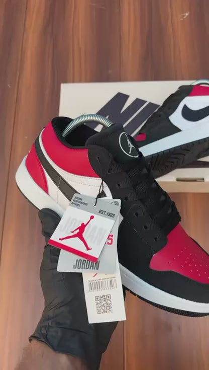 Jordan 1 Low Bred Toe