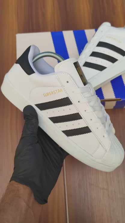 Adidas Superstar White Black