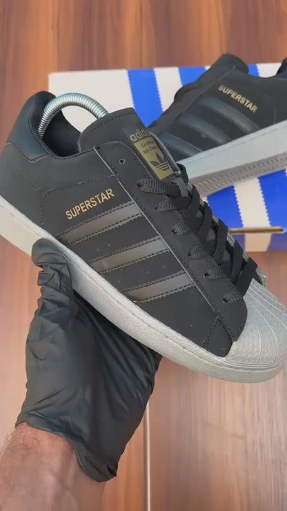 Adidas Superstar Black Grey
